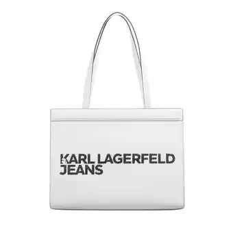 Fashionette Karl lagerfeld jeans tote bags - logo embossed tote - white - tote bags for ladies offer