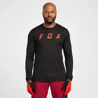 Millets Fox men's ranger long sleeve jersey - black, black offer