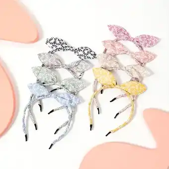 Patpat Patpat 8-pack bow decor leaf pattern headband for girls offer