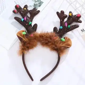 Patpat Patpat christmas antler hair glow headband party dressup for children offer