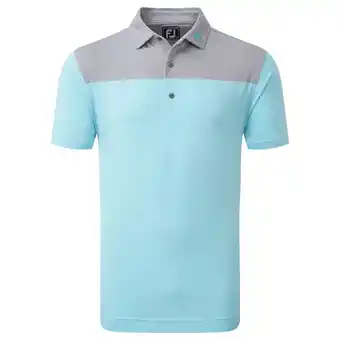 Scottsdale Golf Footjoy end on end block golf polo shirt offer