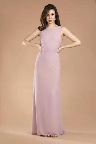 TFNC London Tfnc halannah no bow pale mauve maxi dress offer