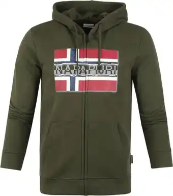 Suitable Napapijri bench cardigan dark dark green green offer