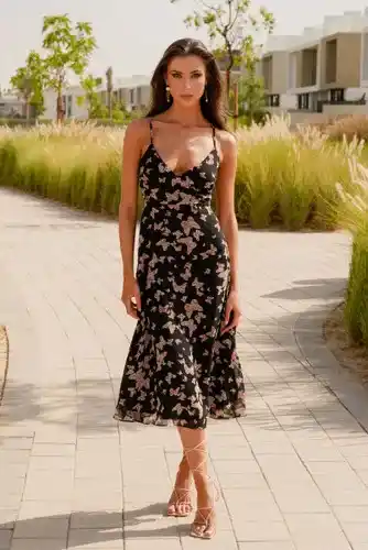 TFNC London Tfnc marli print midi dress offer