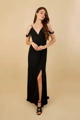 TFNC London Tfnc reynalda black maxi dress offer