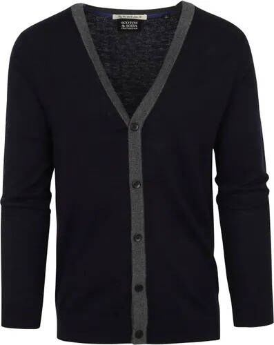 Suitable Scotch & soda scotch and soda cardigan wool blend navy blue dark blue offer