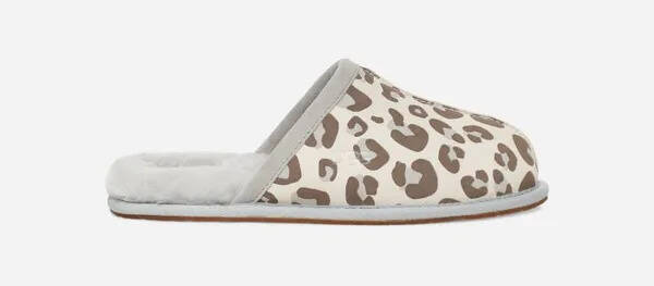 UGG Ugg pearle leopard slipper in white offer