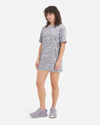 UGG Ugg delcine tee shirt nightdress for women in cloudy grey zebra offer