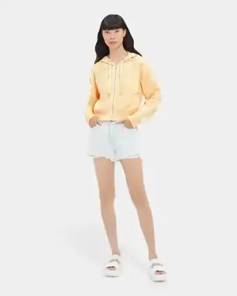 UGG Ugg camari melange hoodie for women in yellow neon melange offer