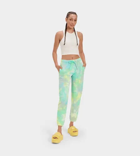 UGG Ugg daniella tie dye sweatpant for women in aquatic tie dye offer