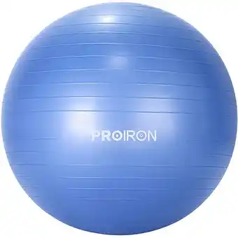 UK Sport Imports Proiron 65cm anti-burst blue swiss yoga exercise ball offer