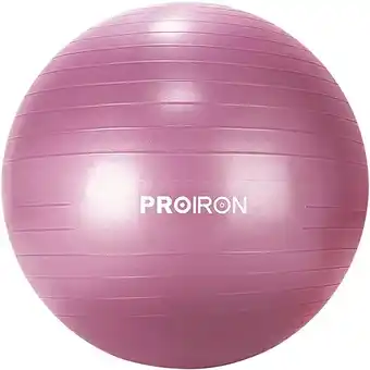 UK Sport Imports Proiron 65cm anti-burst red swiss yoga exercise ball offer