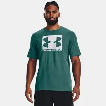 Under Armour Under armour men's boxed sportstyle short sleeve t-shirt coastal teal / white s offer