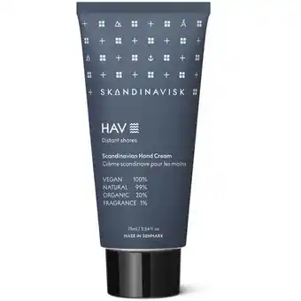 The Hut Skandinavisk hand cream - hav - 75ml offer