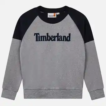 The Hut Timberland kids’ designer logo jersey jumper offer