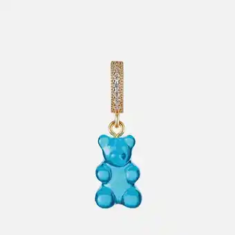 The Hut Crystal haze women's jelly nostalgia bear pave pendant - azure offer
