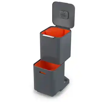The Hut Joseph joseph totem compact 40-litre waste separation & recycling bin - graphite offer