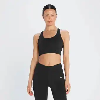 Mp women's teo ultra seamless sports bra - black