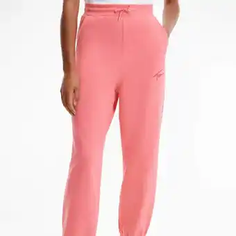 The Hut Tommy hilfiger tommy jeans women's tjw tommy signature sweatpants - garden rose offer