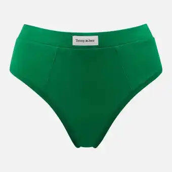 The Hut Tommy hilfiger high rise cotton-blend jersey tanga briefs offer