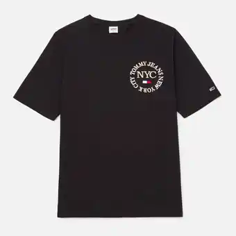 Tommy hilfiger tommy jeans plus organic cotton circle t-shirt