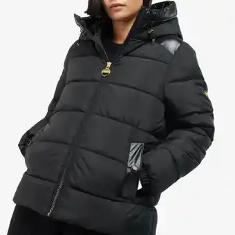 The Hut Barbour international pavilion quilted shell jacket offer