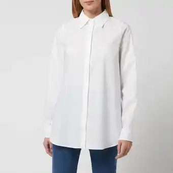 The Hut Hugo boss hugo women's esmeri shirt - white offer