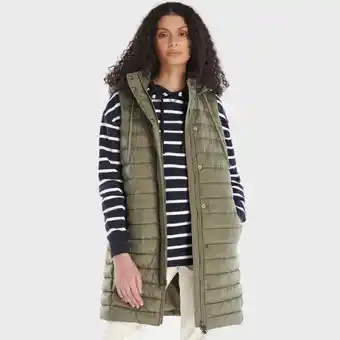 The Hut Barbour spurrey quilted shell gilet offer