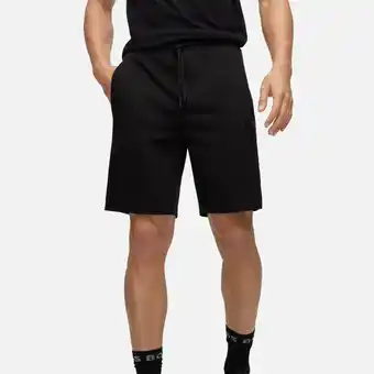 The Hut Hugo boss boss green headlo mirror cotton-blend shorts offer