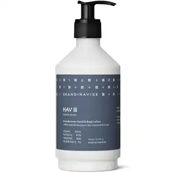 Skandinavisk hand & body lotion - hav - 450ml