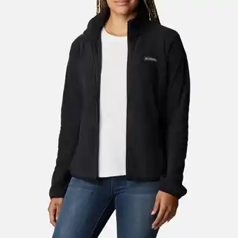 Columbia ali peak logo nylon fleece jacket