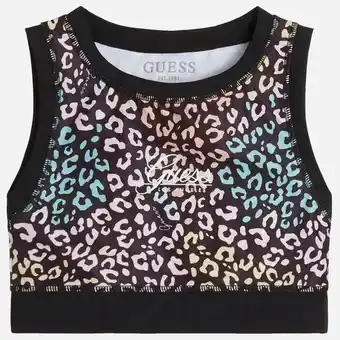 The Hut Guess girls' active leopard print jersey top offer