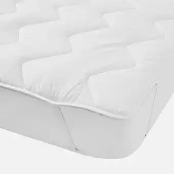 Ïn home microfibre mattress topper - white - single