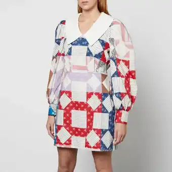 Sea new york nohr printed cotton mini dress - us 2/uk 6