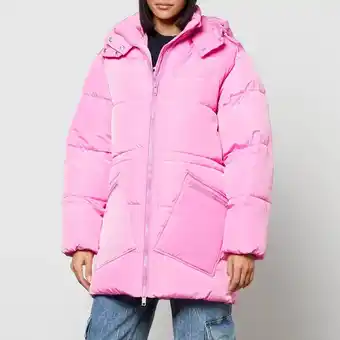 Ganni recycled shell puffer coat