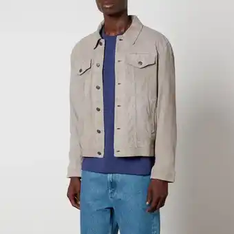 Ralph lauren polo suede trucker jacket