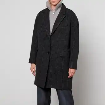 Coggles Marant etoile limiza oversized checked wool coat - fr 38 offer