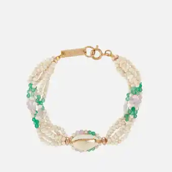 Coggles Isabel marant gold-tone, shell and bead bracelet offer