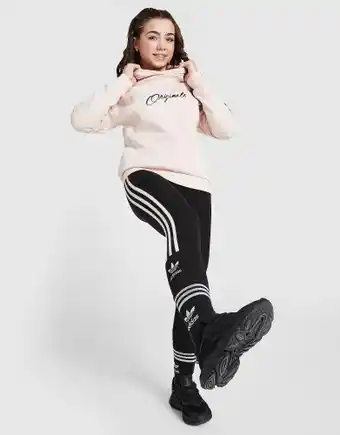 JD Sports Adidas originals gilrs' collegiate leggings junior - black offer