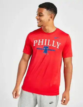 JD Sports Nike mlb philadelphia phillies logo t-shirt - red - mens offer