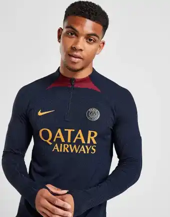 JD Sports Nike paris saint germain strike adv drill top - blue - mens offer