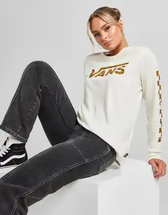 JD Sports Vans animash long sleeve t-shirt - white - womens offer