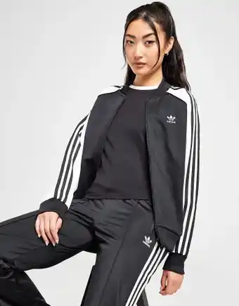 JD Sports Adidas originals sst track top - black - womens offer