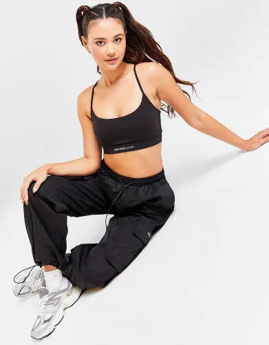JD Sports Pink soda sport reign sports bra - black - womens offer
