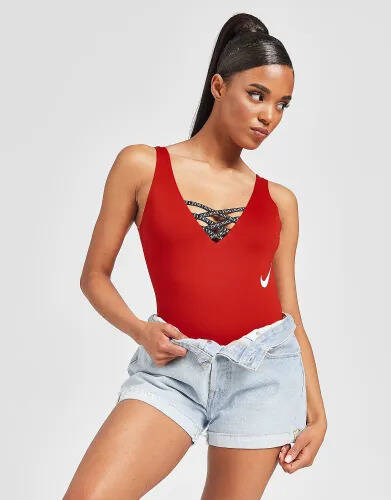 JD Sports Nike sneakerkini swimsuit - red - womens offer