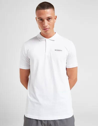 JD Sports Mckenzie 2 pack essential edge polo shirt - white - mens offer