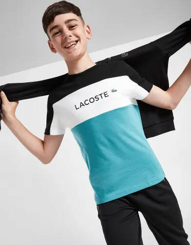 JD Sports Lacoste cut & sew t-shirt junior - green - kids offer