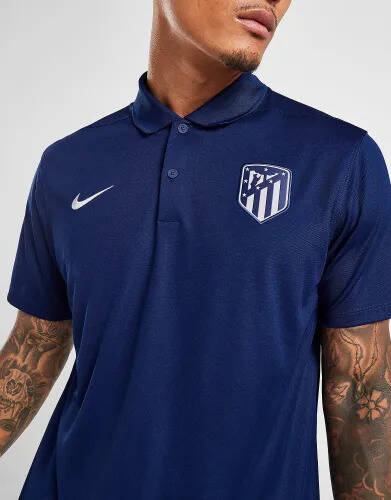 JD Sports Nike atletico madrid victory polo shirt - blue - mens offer