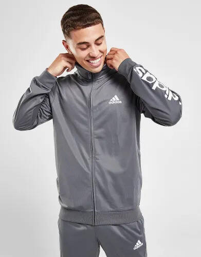 JD Sports Adidas badge of sport linear track top - grey - mens offer