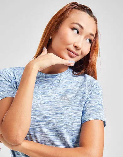 JD Sports Montirex trail short sleeve t-shirt - blue - womens offer